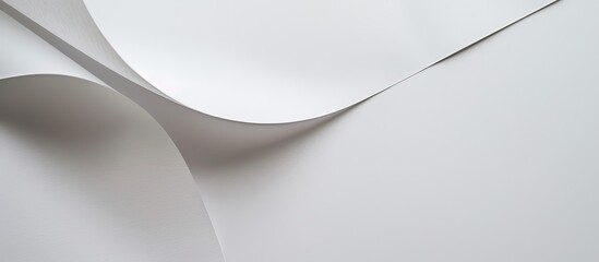 Poster - Background of white paper with copy space image.
