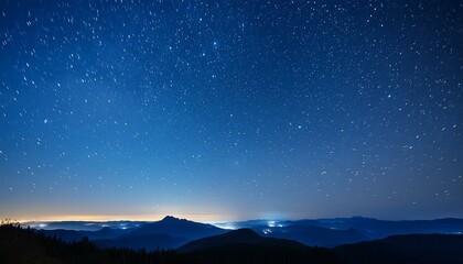 blue night starry sky space background for screensaver