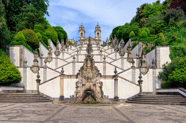 sanctuary of bom jesus, braga in portugal