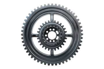 Gear wheel isolated on transparent background