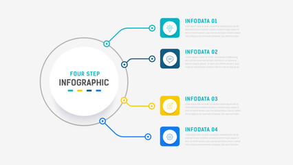 Wall Mural - Modern Inforaphic Template Premium Vector