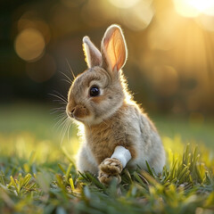 rabbit in the grass