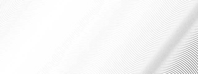 Wall Mural - vector abstract wavy line on white transparent background