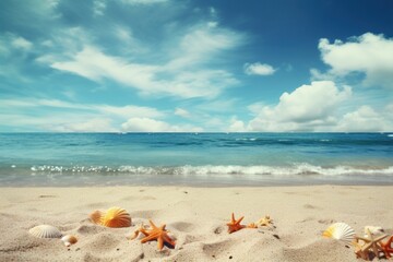 Poster - Nature summer beach outdoors.