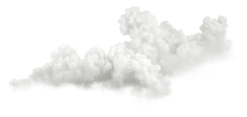 isolate celestial neat clouds on transparent backgrounds 3d illustrations png