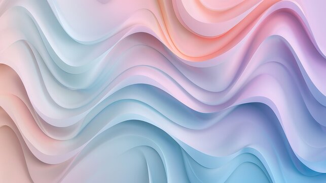 Soft pastel gradients with smooth transitions, creating a gentle and inviting background, ideal for website design, digital art,