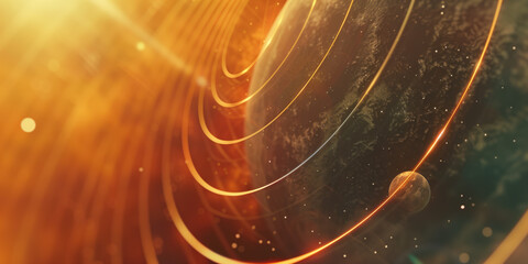 Wall Mural - abstract illustration of singularity concept. origin of life. space and science. background image. c