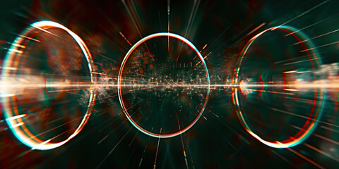 Wall Mural - abstract illustration of singularity concept. origin of life. space and science. background image. c