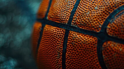 Wall Mural - Basketball Ball Texture, High Quality Background