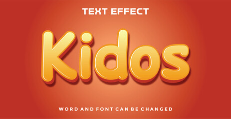Wall Mural - Kidos editable text effect