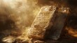 © decorator - Realistic photo  ten commandments on stone tablets from exodus for accurate portrayal
