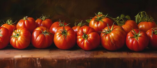 Wall Mural - Farm-fresh tomatoes