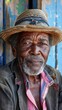© peppastocker - Middle-aged South African man with a traditional hat