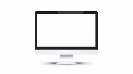 Computer Monitor with Blank Screen