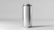 © Matthias - Blank silver can mockup on white background