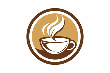 Wall Mural - coffee cup logo vector illustration