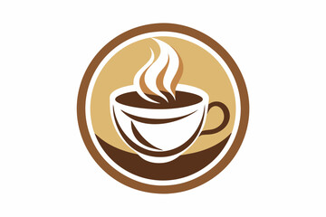 Wall Mural - coffee cup logo vector illustration