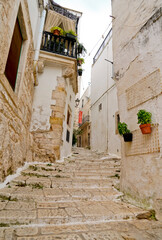 Wall Mural - Il bellissimo borgo antico di Ceglie Messapica,Brindisi,Puglia. Italia