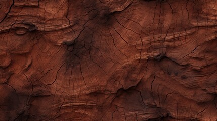 Wall Mural - Close-up of Cracked Wood Texture