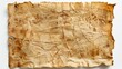 © TheWaterMeloonProjec - Old paper sheet on white backdrop