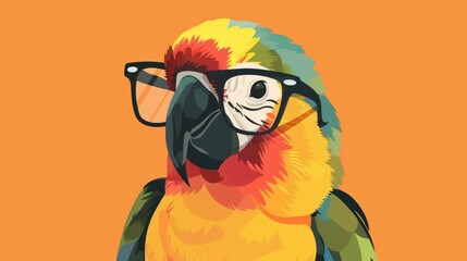 Sticker - blue and yellow macaw