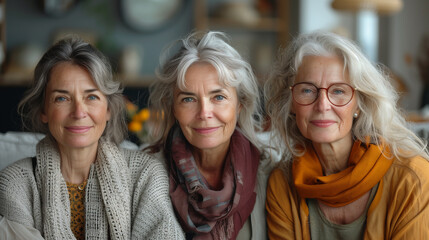 Wall Mural - portrait of senior women