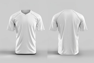 White blank jersey mockup for football club, soccer. Generated using stock