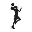 © Pro Creator - Art & Silhouettes of Basketball Players, Sport Men, Collection, Silhouette, Jump, Run, Ball, Lifestyle, Playoff, Dynamic, Player Illustration, Sport Silhouette