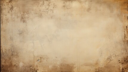 Wall Mural - Aged Paper Background with Cracks and Stains