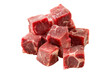 © Zahid - Meat beef cubes isolated on white background
