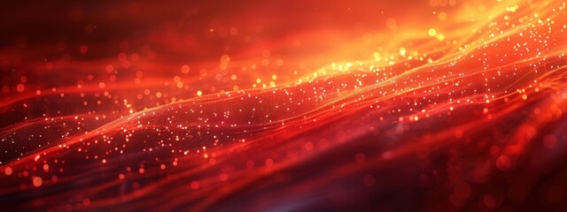 Wall Mural - a background with a gradient from light to dark, with the lightest point being a blank red space.
