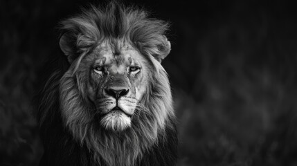 Sticker - Majestic male lion