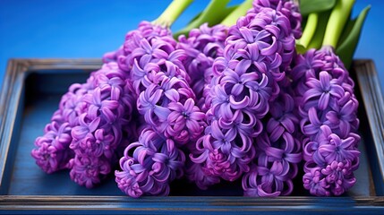 Wall Mural - lilac in a basket