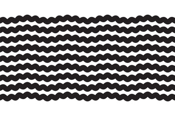 Wall Mural - Water wave clipart isolated. Sea symbol. Vector stock illustration. EPS 10