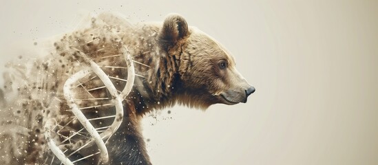 Wall Mural - DNA of the Wild Bear