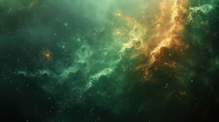 Wall Mural - a background with a gradient from light to dark, with the lightest point being a blank green space.