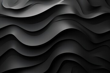 Wall Mural - Black abstract background with dark concept. Illustration.