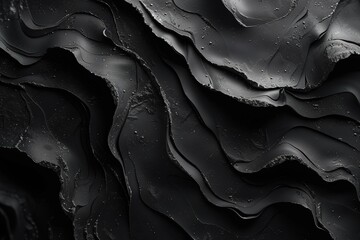 Wall Mural - Black abstract background with dark concept. Illustration