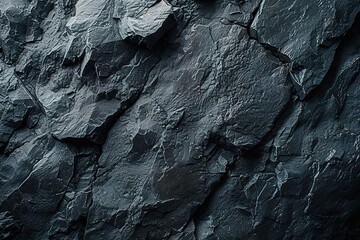 Wall Mural - Black or dark gray rough grainy stone texture background