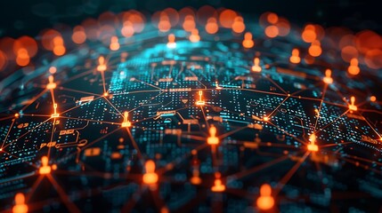 Sparkling Global Connections: A Digital Network of Possibilities