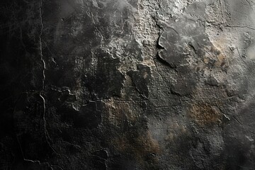 Wall Mural - Dark grunge textured concrete background