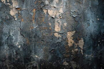 Wall Mural - Dark grunge textured concrete background