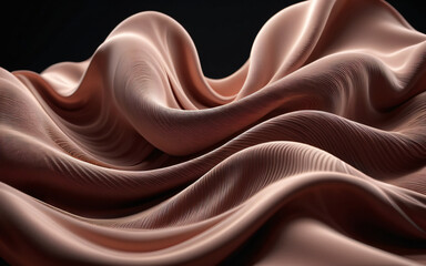 Wall Mural - abstract background luxury cloth or liquid wave or wavy folds of.  Generative AI.