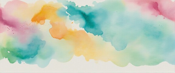 Wall Mural - watercolor wedding invitation background
