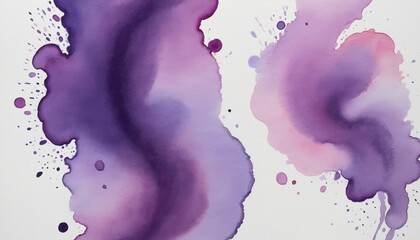 Wall Mural - abstract watercolor texture with transparent purple elements
