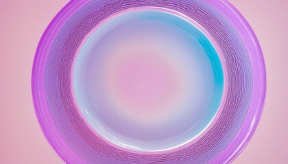 Wall Mural - vibrant three-dimensional abstract wallpaper: a modern and high-coloured design inspired by holograp