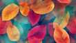 © TukTuk Design - Autumn leaves pattern background