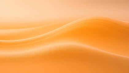 Wall Mural - soft orange fabric swirling in abstract pattern