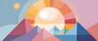 © DIVGRADCURL - illustrazione con elementi geometrici a tema minimalista astratto contemporaneo