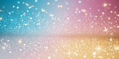 create a multicolored pastel blue soft pink and gold v background